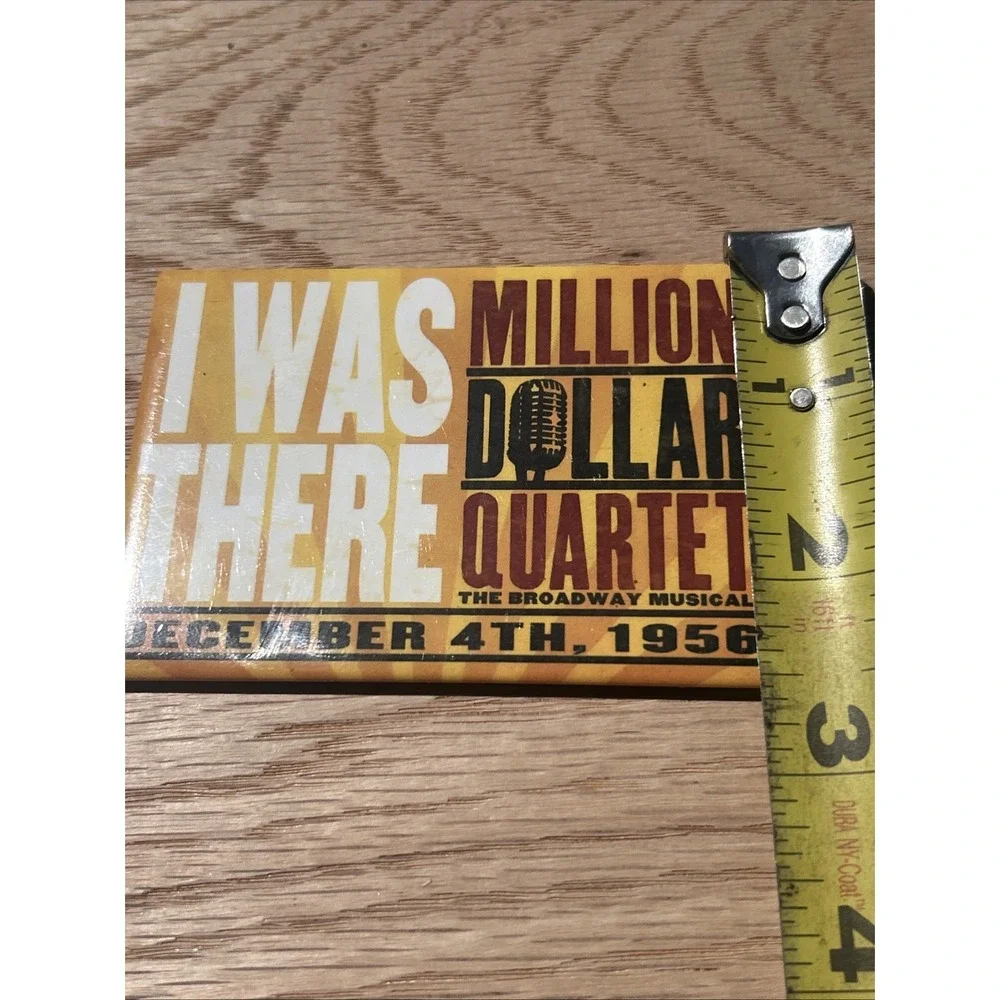 MILLION‎ DOLLAR QUARTET Broadway Musical MAGNET Official 2010 Merch